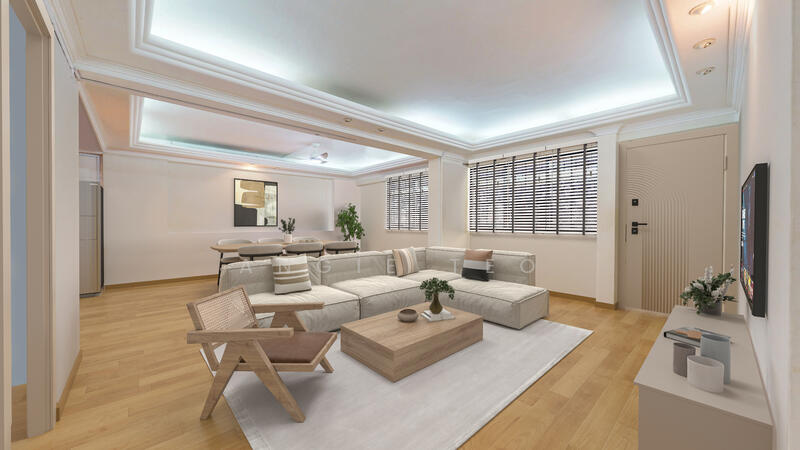 Living Room - Virtually Staged