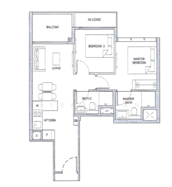 The Florence Residences, 91 Hougang Avenue 2, 2 Bedrooms, 667 sqft, Condominium For Rent, by Shermen Han, 60054225 - PropertyGuru.com.sg