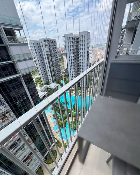 The Florence Residences, 91 Hougang Avenue 2, 2 Bedrooms, 667 sqft, Condominium For Rent, by Shermen Han, 60054225 - Balcony - PropertyGuru.com.sg