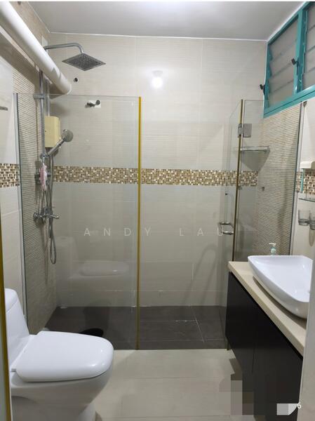 Attached master bathroom