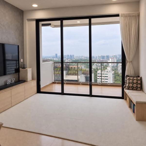 Urban Treasures, 205 Jalan Eunos, Eunos / Geylang / Paya Lebar, 3 Bedrooms, 1,012 sqft, Condominium For Sale, by Lizzy Zhou, 60057820 - Living Room - PropertyGuru.com.sg