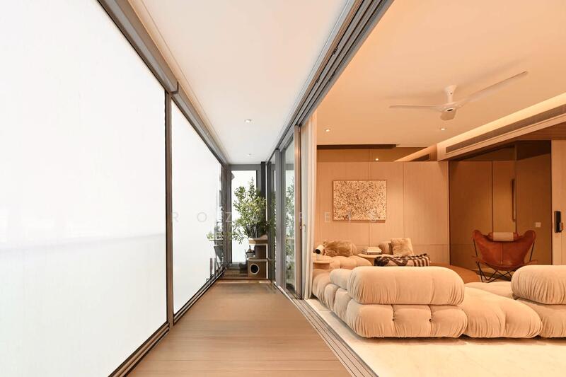 Living Area Balcony with Ziptrack