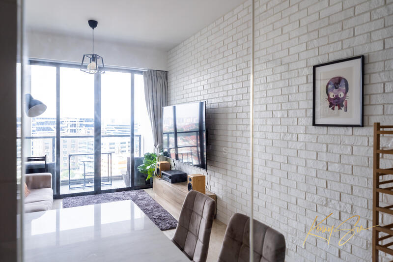 Botanique at Bartley, 239 Upper Paya Lebar Road, 2 Bedrooms, 657 sqft, Condominium For Rent, by Kenny Sim, 60058516 - Living Room - PropertyGuru.com.sg