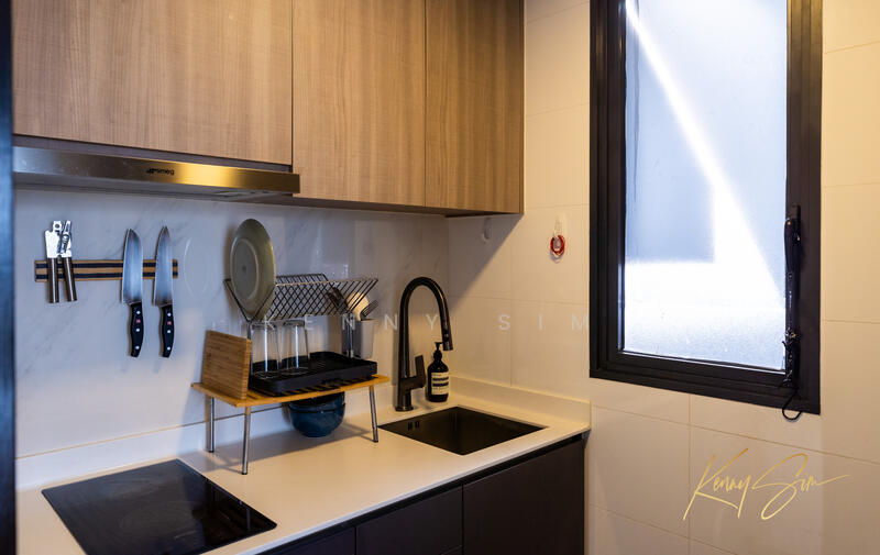 Botanique at Bartley, 239 Upper Paya Lebar Road, 2 Bedrooms, 657 sqft, Condominium For Rent, by Kenny Sim, 60058516 - Kitchen - PropertyGuru.com.sg
