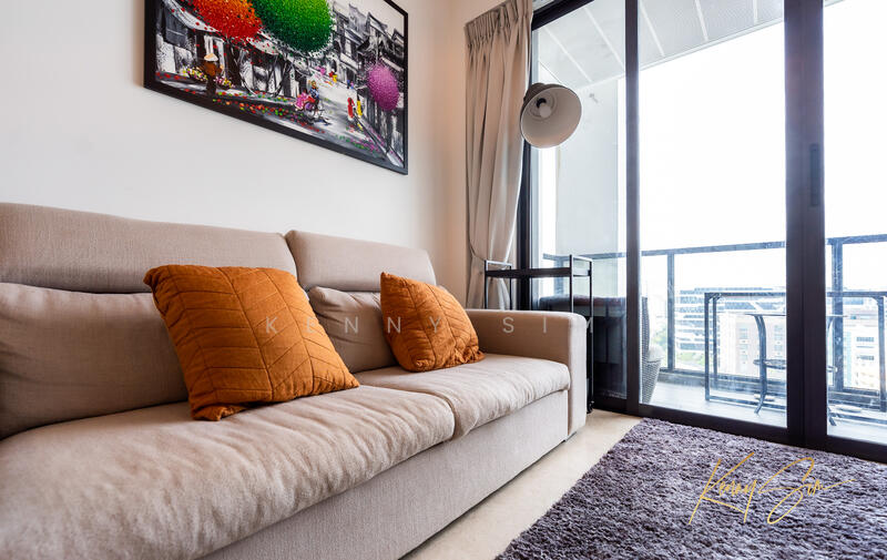Botanique at Bartley, 239 Upper Paya Lebar Road, 2 Bedrooms, 657 sqft, Condominium For Rent, by Kenny Sim, 60058516 - Living Room - PropertyGuru.com.sg