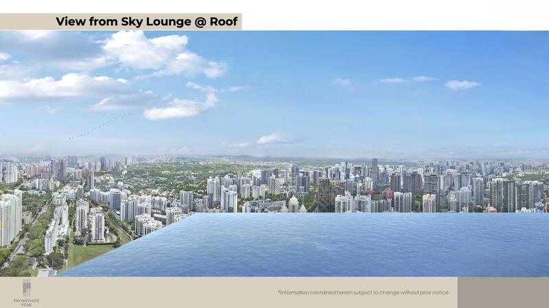 Promenade Peak Condominium For Sale at S$ 6,217,200 | PropertyGuru Singapore - Sky Lounge @ Roof