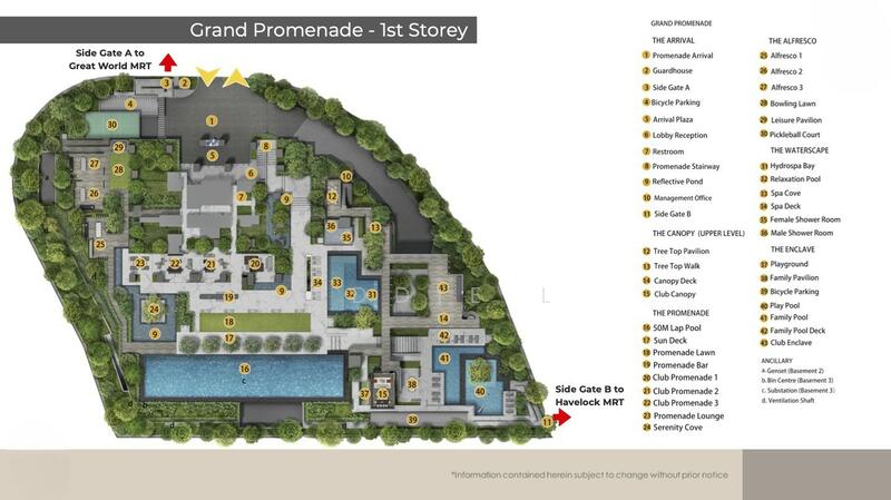 Promenade Peak Condominium For Sale at S$ 6,217,200 | PropertyGuru Singapore - Facilities