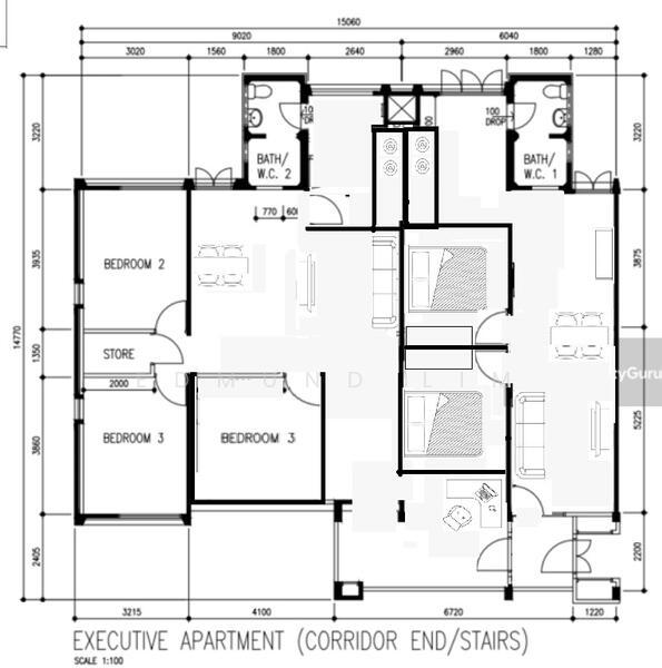 Conceptual layout of Dual Key unit