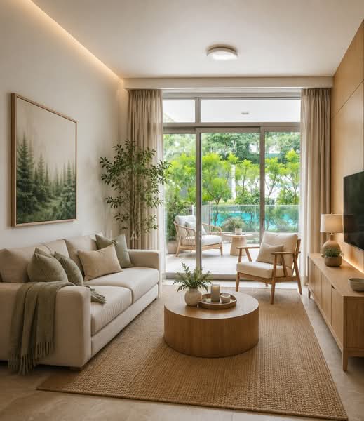 The Laurels @ Cairnhill Road, 38 Cairnhill Road, 1 Bedroom, 721 sqft, Condominium For Sale, by Gladys Ng, 60059672 - Living Room - PropertyGuru.com.sg