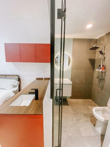 Bedroom and Bathroom