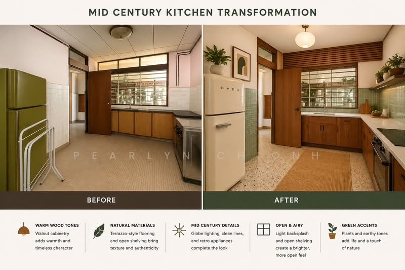 Faber Hills, , 3 Bedrooms, 2,067 sqft, Walk-up Apartment For Sale, by Pearlyn Chionh, 60060662 - Kitchen Before & After Design - PropertyGuru.com.sg