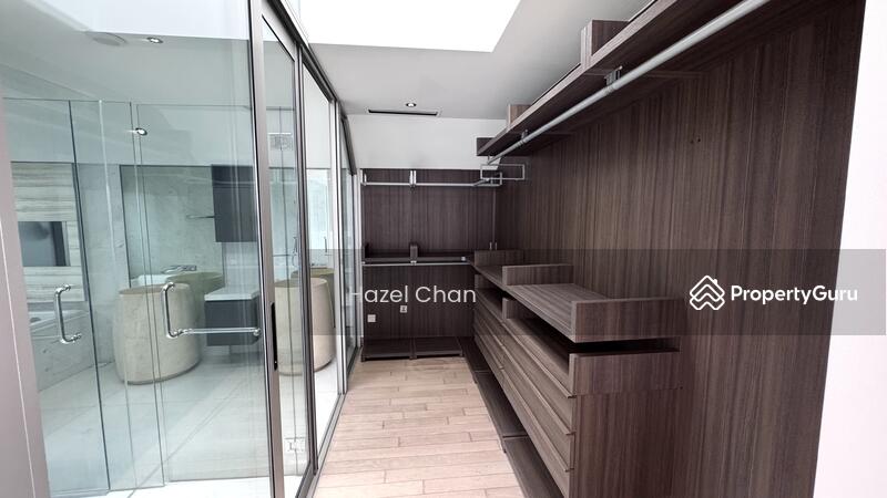 Bathroom with walk-in wardrobe