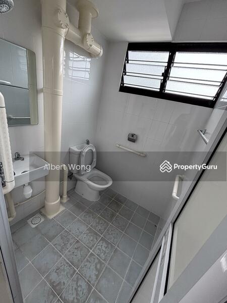 Bathroom next to kitchen 
