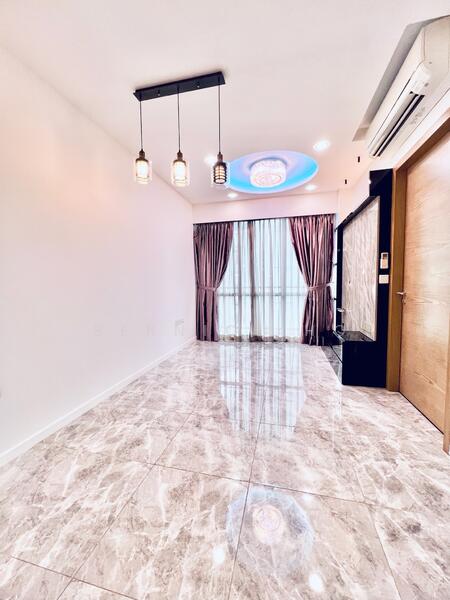 The Santorini, Tampines Street 86, 1 Bedroom, 463 sqft, Condominium For Rent, by Bernice Ho, 60063609 - Living Room - PropertyGuru.com.sg