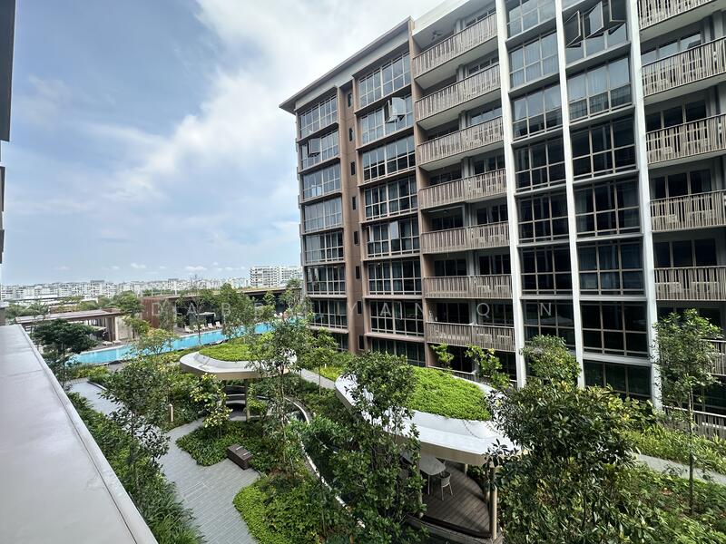 Pasir Ris 8, 16 Pasir Ris Drive 8, 2 Bedrooms, 775 sqft, Condominium For Rent, by Dabby Yan Qin, 60064660 - Balcony view - PropertyGuru.com.sg