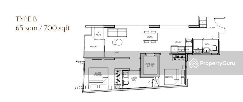2 Bed