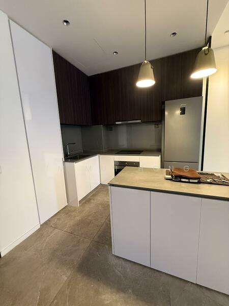 Kitchen with island