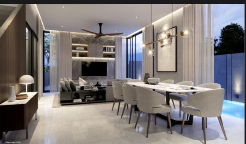 ⭐⭐LANDED7772@PASIR RIS BEACH PARK @966-7777-2⭐$5.x, Luxurious Brand New houses in Pasir Ris TOP soon, Changi Airport / Changi Village, 5 Bedrooms, 4,435 sqft, Semi-Detached House For Sale, by Teresa Tan, 60065435 - Dining Room - PropertyGuru.com.sg
