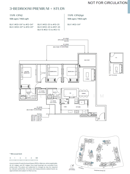PARKTOWN Residence, Tampines Street 62, 3 Bedrooms, 1,163 sqft, Condominium For Sale, by Chernys Lim, 60067865 - PropertyGuru.com.sg