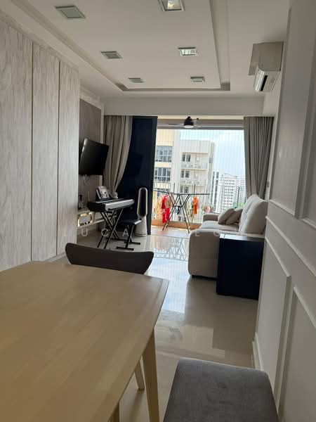 Hundred Palms Residences, 268 Yio Chu Kang Road, 3 Bedrooms, 915 sqft, Executive Condominium For Rent, by Lucas Leow, 60067929 - Living Room - PropertyGuru.com.sg