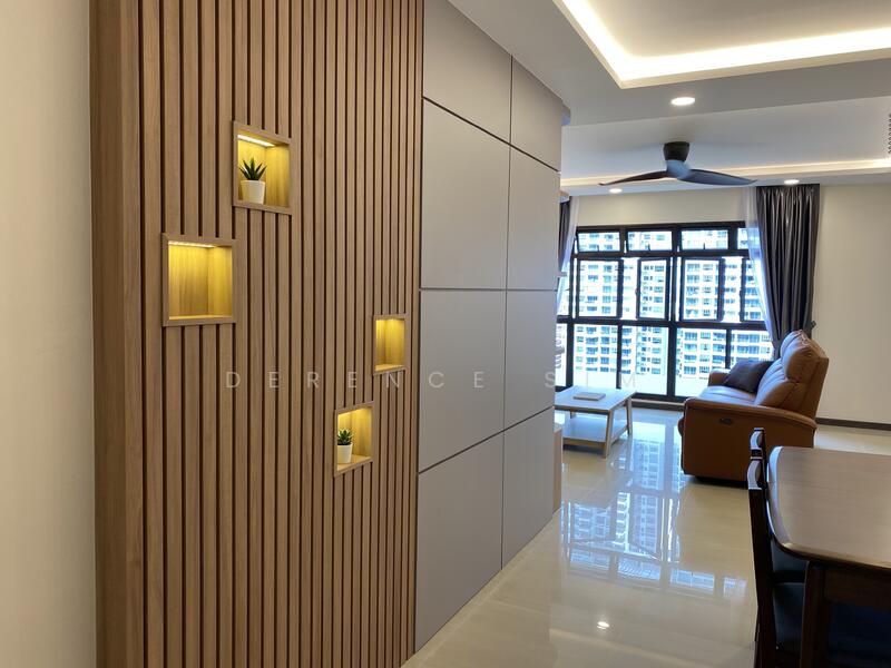 Household shelter feature wall