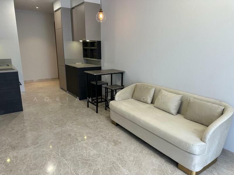 Haus On Handy Condominium For Sale at S$ 1,900,000 | PropertyGuru Singapore - Living/Dining with Sofa and Dining Table