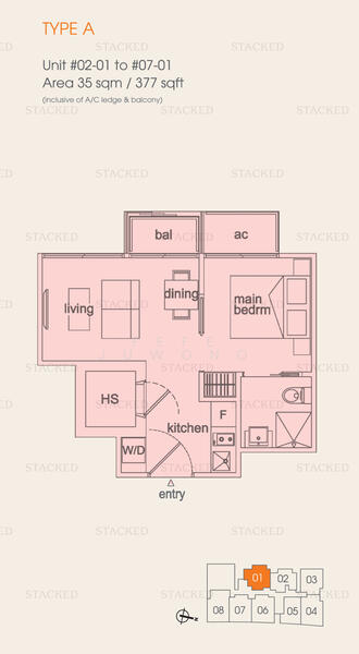Centra Studios, 25 Lorong 25 Geylang, Eunos / Geylang / Paya Lebar, 1 Bedroom, 377 sqft, Apartment For Rent, by Fefe Juwono, 60071567 - PropertyGuru.com.sg