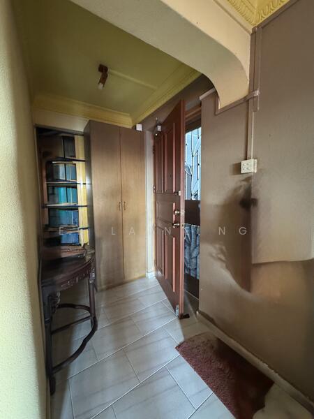 Entrance door and store room