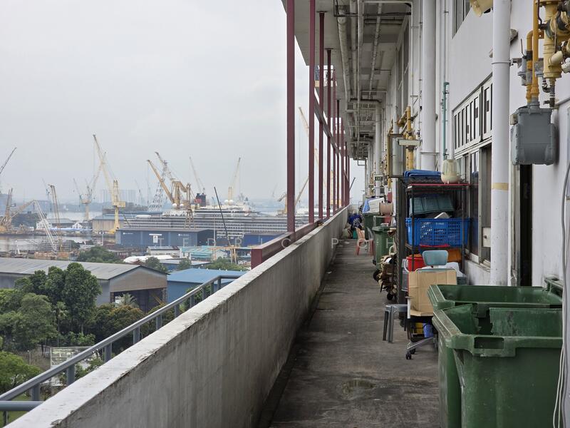 Food XChange @ Admiralty, 8A Admiralty Street, 2,842 sqft, Factory / Workshop (B2) For Sale, by Tedric Poh, 60072241 - Back lane - CommercialGuru.com.sg