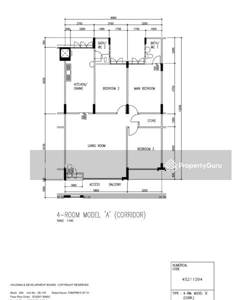 For Sale 264 Tampines Street 21