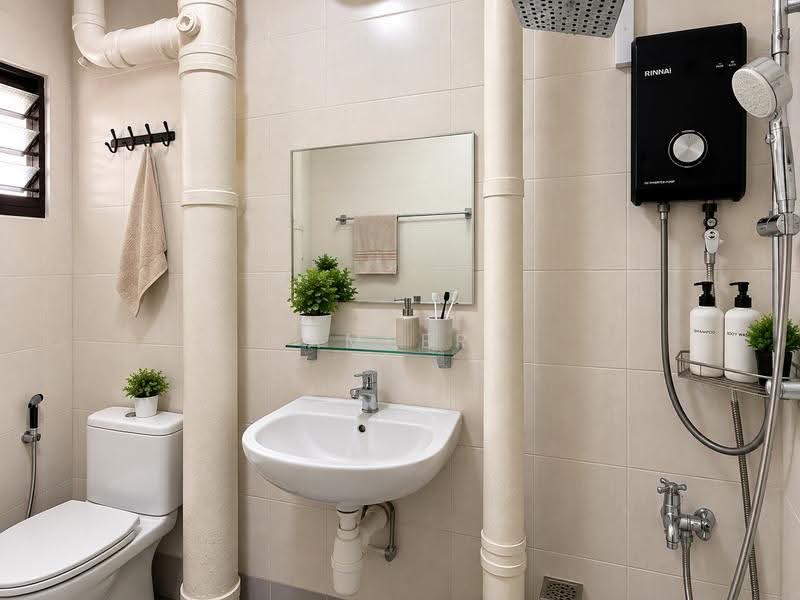 446 Tampines Street 42, 446 Tampines Street 42, Pasir Ris / Tampines, 3 Bedrooms, 1,130 sqft, HDB Flat For Sale, by Ameer Marican, 60073122 - Bathroom - PropertyGuru.com.sg