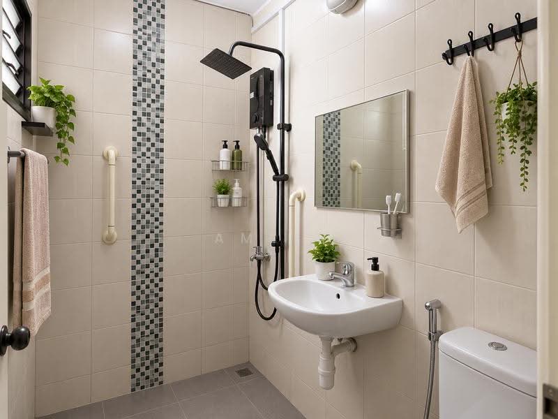 446 Tampines Street 42, 446 Tampines Street 42, Pasir Ris / Tampines, 3 Bedrooms, 1,130 sqft, HDB Flat For Sale, by Ameer Marican, 60073122 - Bathroom - PropertyGuru.com.sg