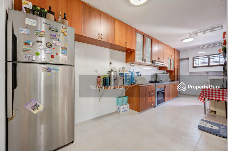Very spacious kitchen.