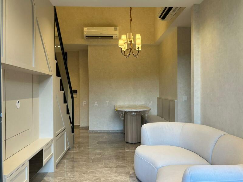 living room & dining area