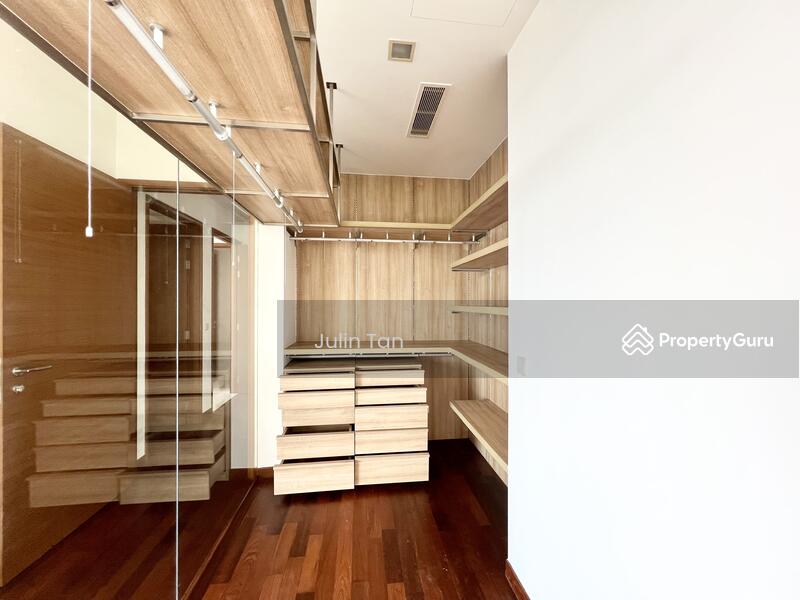 Walk in wardrobe in master