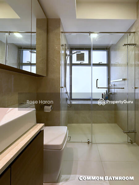 Common Bathroom is spacious and well ventilated, thanks to the KDK extraction fan