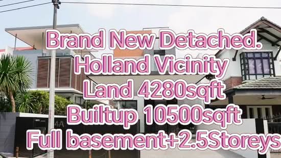 New Bungalow, 1km HenryParkPriSch, 6min walk to MRT Detached House For Sale at S$ 18,800,000 | PropertyGuru Singapore