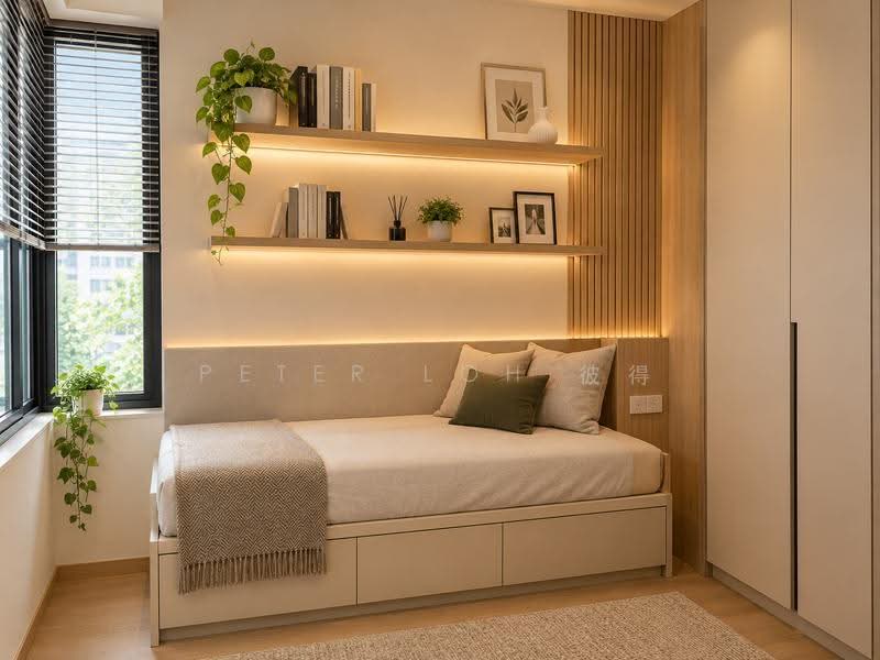 Kingsford Waterbay, Upper Serangoon View, Hougang / Punggol / Sengkang, 3 Bedrooms, 883 sqft, Condominium For Sale, by Peter Loh 彼得, 60077577 - Bedroom - PropertyGuru.com.sg