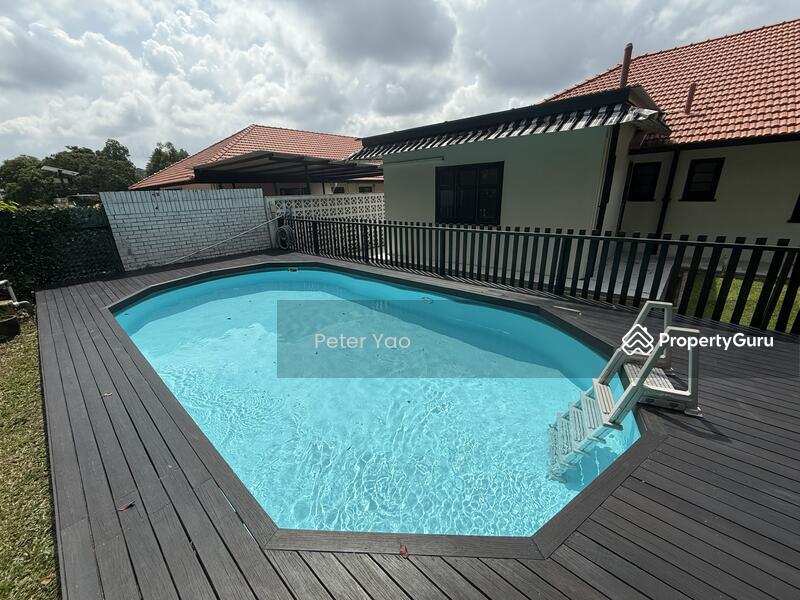 For Rent - Swettenham Road Black N White Single Storey Bungalow with Pool