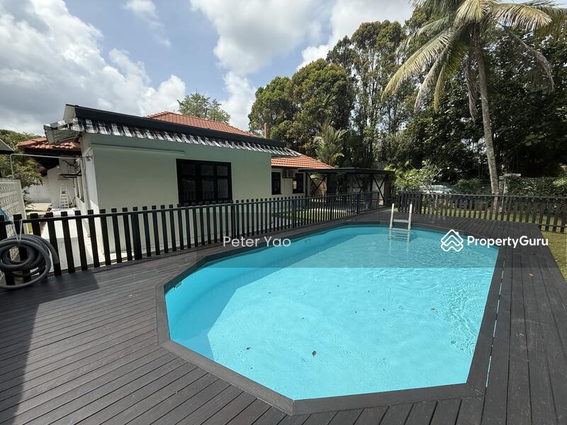 For Rent - Swettenham Road Black N White Single Storey Bungalow with Pool