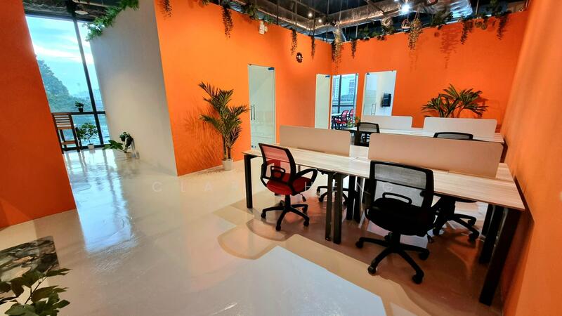 Woods Square, 8 Woodlands Square, 1,152 sqft, Office For Sale, by Clara Heng, 60077861 - Large common staff desks area - CommercialGuru.com.sg
