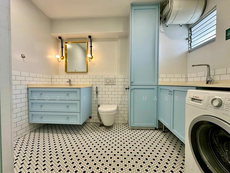 Upper floor toilet