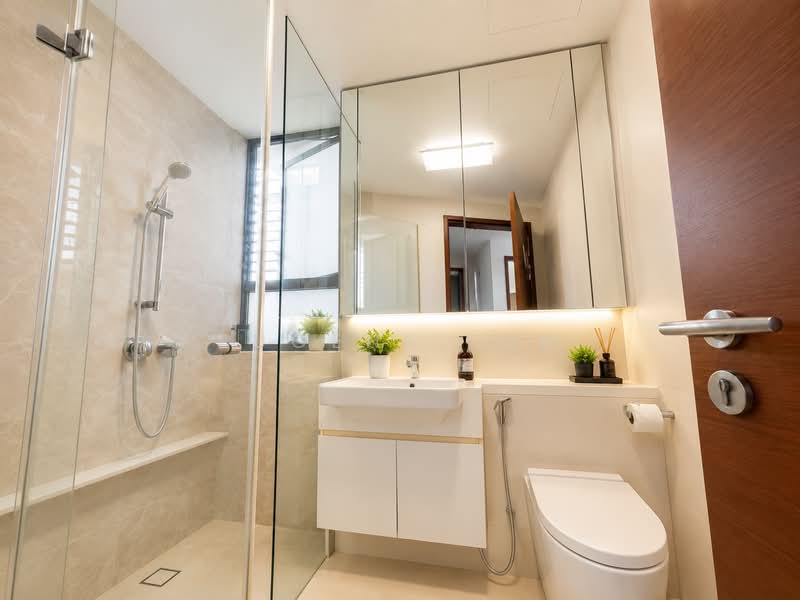 d'Leedon (Former Farrer Court), 13 Leedon Heights, 3 Bedrooms, 1,550 sqft, Condominium For Sale, by Eugene Lum, 60078398 - Bathroom - PropertyGuru.com.sg