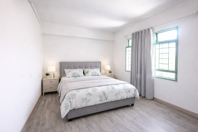 Virtually staged Bedroom 2 