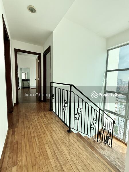 Well lit corridor to second floor rooms
