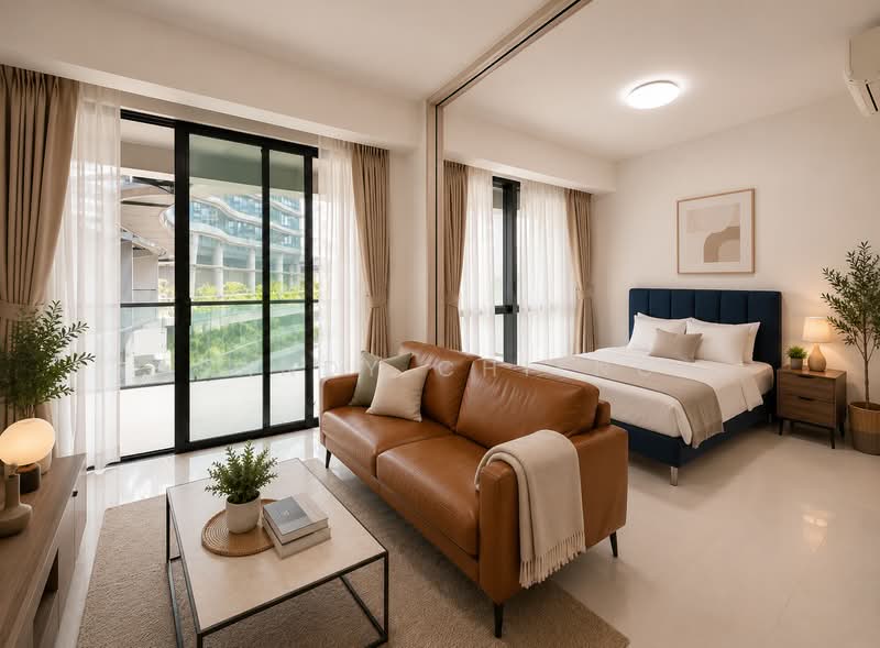 Marina One Residences, 21 Marina Way, 1 Bedroom, 721 sqft, Condominium For Rent, by Sandy Chieng, 60083439 - Living Room - PropertyGuru.com.sg