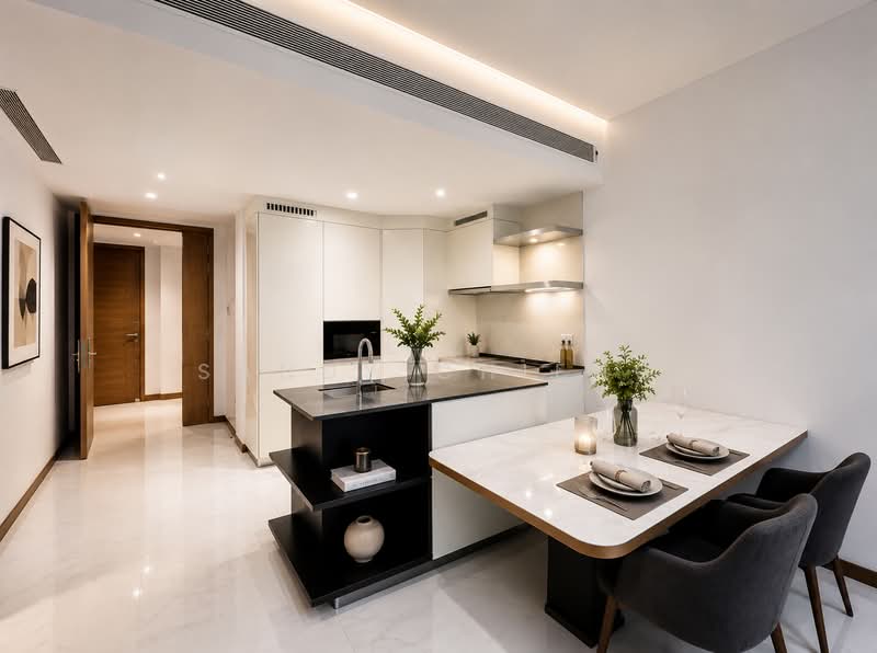Marina One Residences, 21 Marina Way, 1 Bedroom, 721 sqft, Condominium For Rent, by Sandy Chieng, 60083439 - Kitchen - PropertyGuru.com.sg