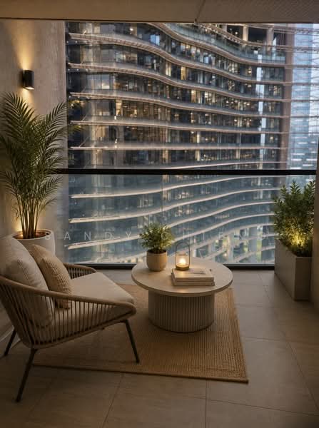 Marina One Residences, 21 Marina Way, 1 Bedroom, 721 sqft, Condominium For Rent, by Sandy Chieng, 60083439 - Balcony - PropertyGuru.com.sg