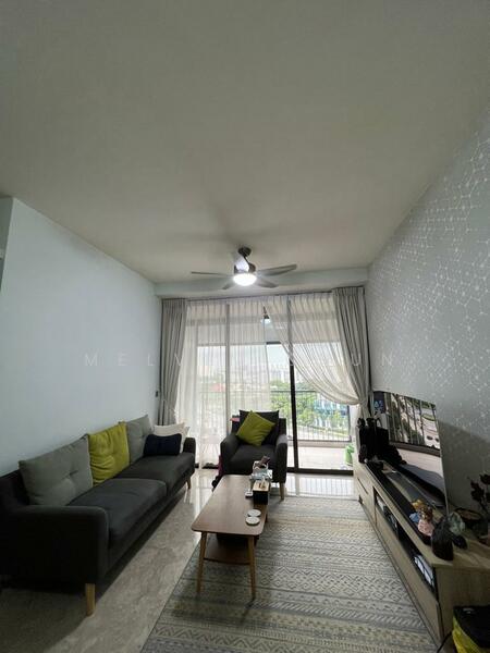 The Venue Residences and Shoppes, 4 Tai Thong Crescent, 2 Bedrooms, 850 sqft, Condominium For Rent, by Melvin Chun, 60083938 - Living Room - PropertyGuru.com.sg