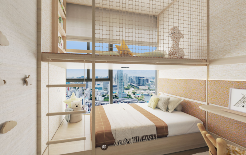 Aurea, 802 Beach Road, 3 Bedrooms, 1,001 sqft, Condominium For Sale, by Angelina Tan, 60084003 - Master Bedroom - PropertyGuru.com.sg